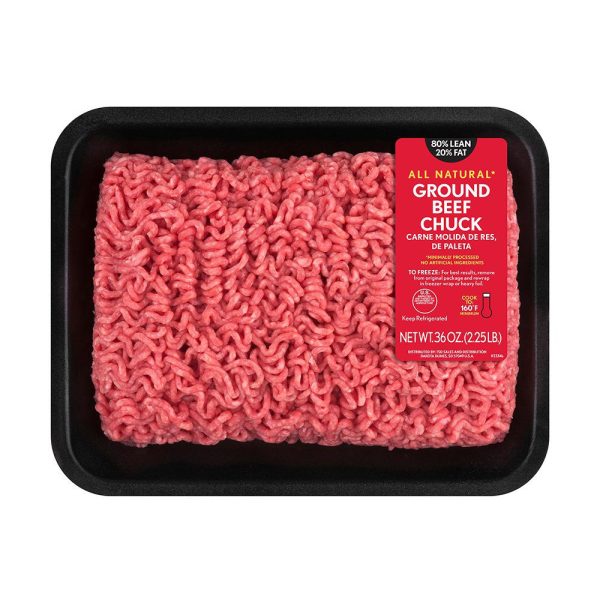 Ground Beef Chuck Valencia Red Peels 36 oz