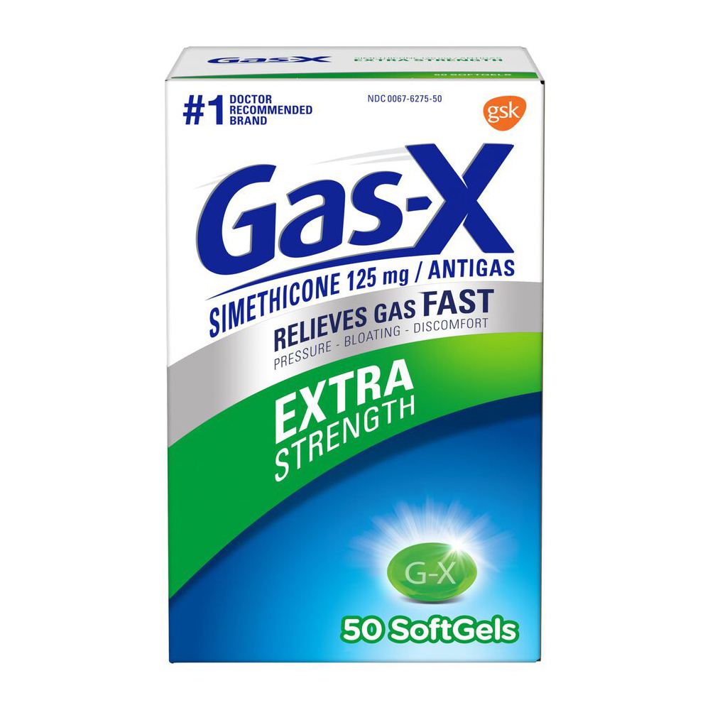 Gas-X Extra Softgel 125mg, For Fast Relief