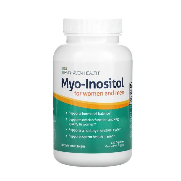 Fairhaven Health Myo-Inositol, For Women Ans Men, 120 Capsules
