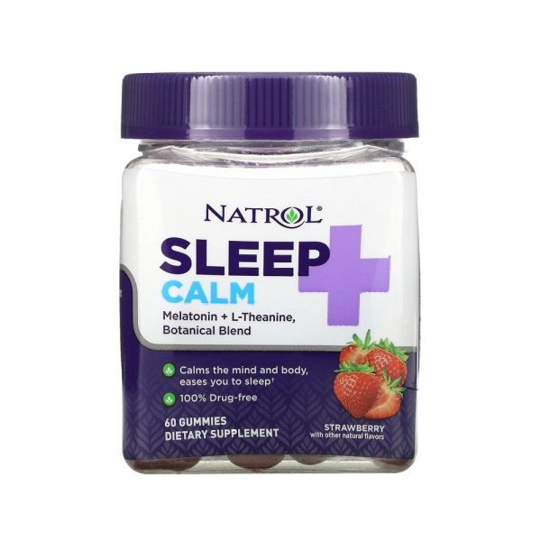 Natrol, Sleep + Calm Strawberry, 60 Gummies