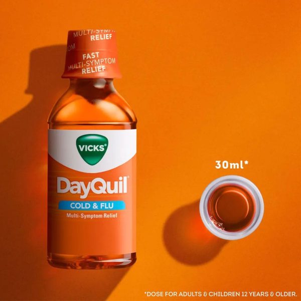 Vick Dayquil Cold & Flu, 12 oz - Image 2