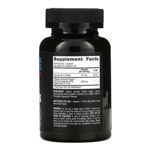 Vplab, Ultra Men's, Sport, Tribulus Terrestris, 90 Capsules - Image 2