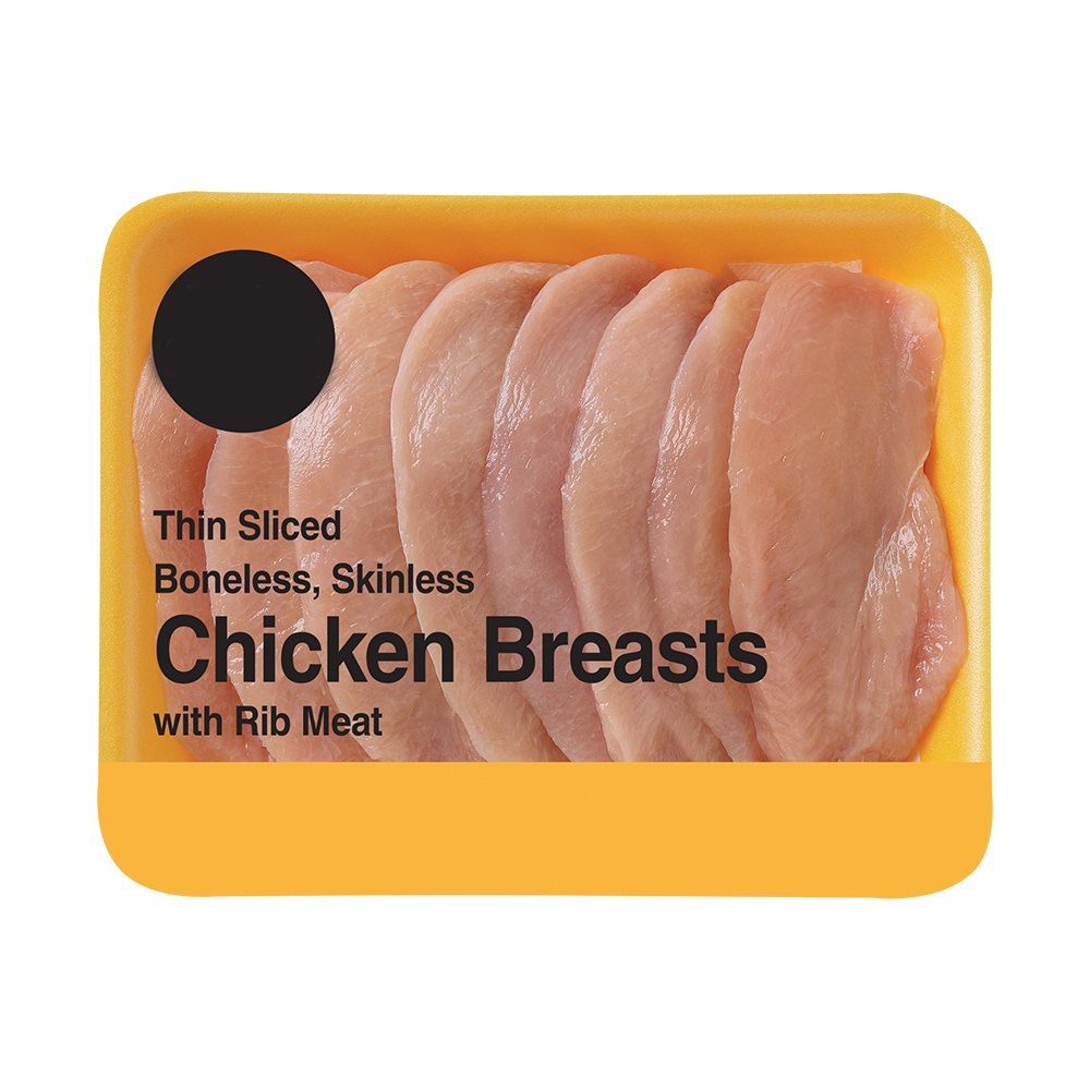 Freshness Boneness Thin-Sliced Chicken Breast, 2.25-3.0lb