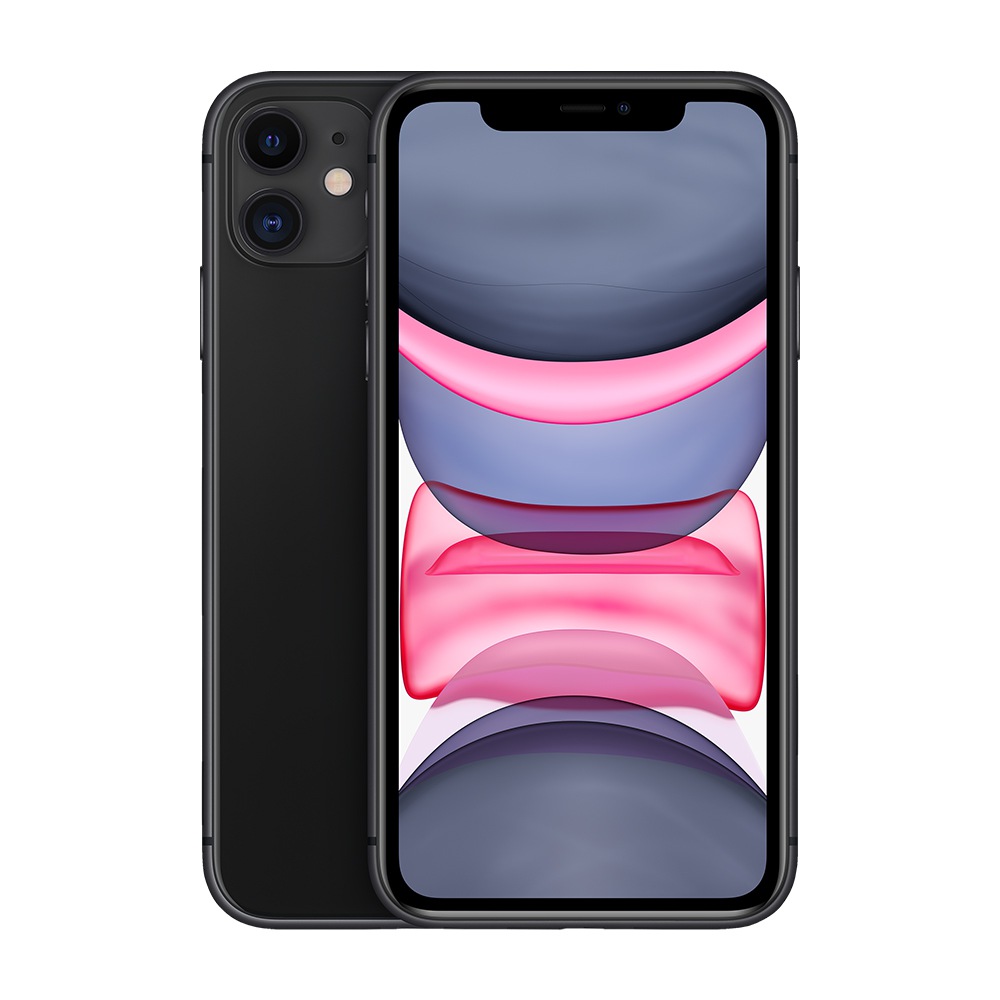 Apple iPhone 11, 64GB, Black - Repaid Smartphone