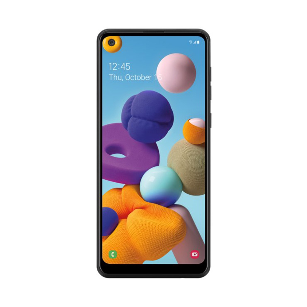 Total Wireless Samsung Galaxy A21, 32GB, Black
