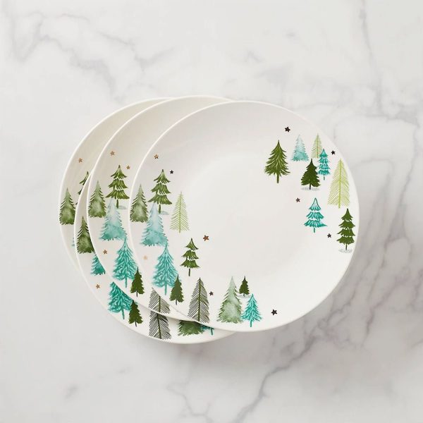 Balsam Line 4 Piece Dinner Plate Set, Size 10 inch