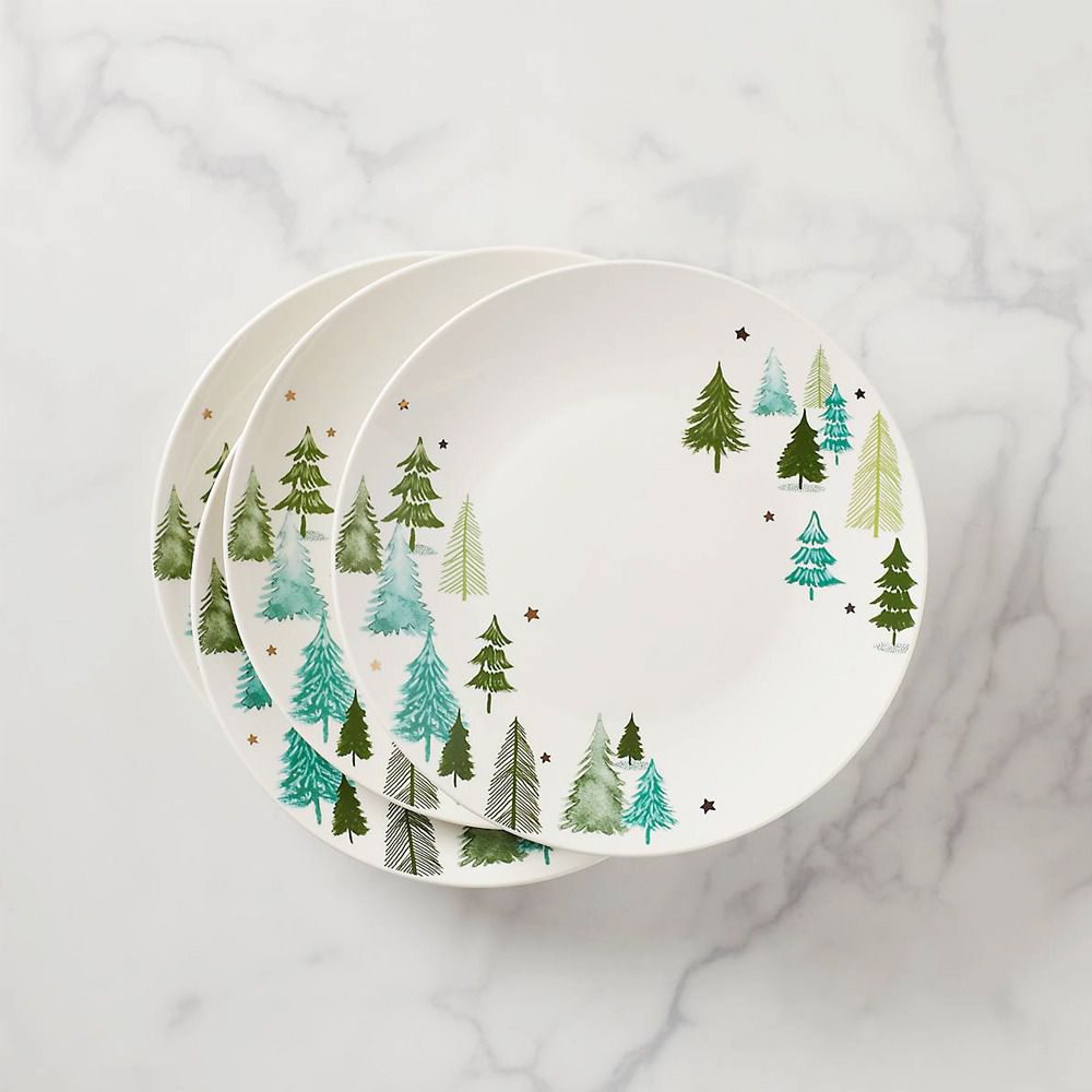 Balsam Line 4 Piece Dinner Plate Set, Size 10 inch