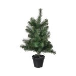 Artificial potted plant+LED lights battery operated/christmas tree