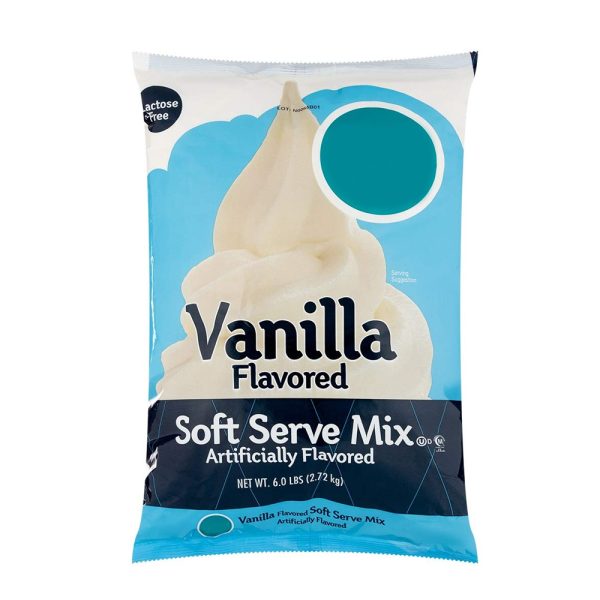 Vanilla Flavored Soft Serve Mix Free Sweetener