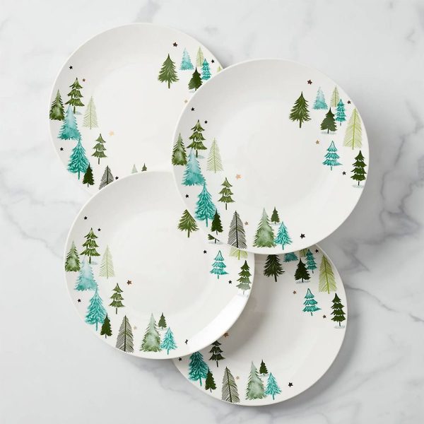 Balsam Line 4 Piece Dinner Plate Set, Size 10 inch - Image 2