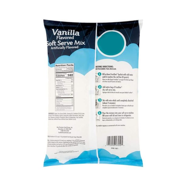 Vanilla Flavored Soft Serve Mix Free Sweetener - Image 2
