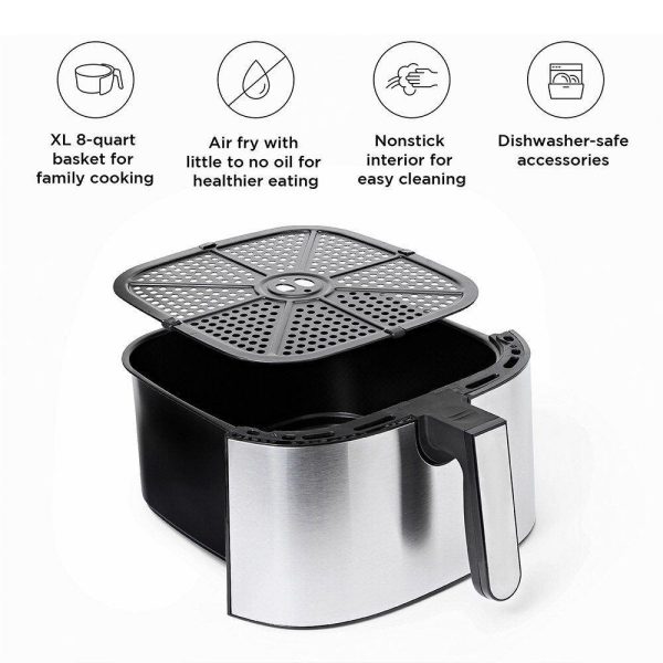 Chefman TuboFry Stainless Steel Air Fryer - Image 2