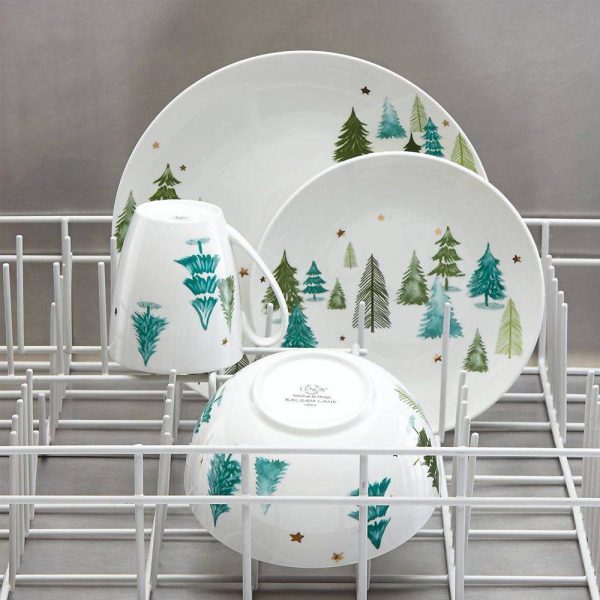 Balsam Line 4 Piece Dinner Plate Set, Size 10 inch - Image 3
